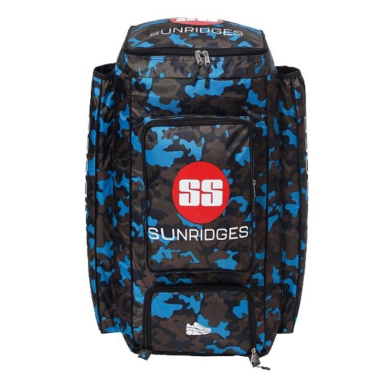 SS Camo DuIe BLUE Cricket Kit Bag